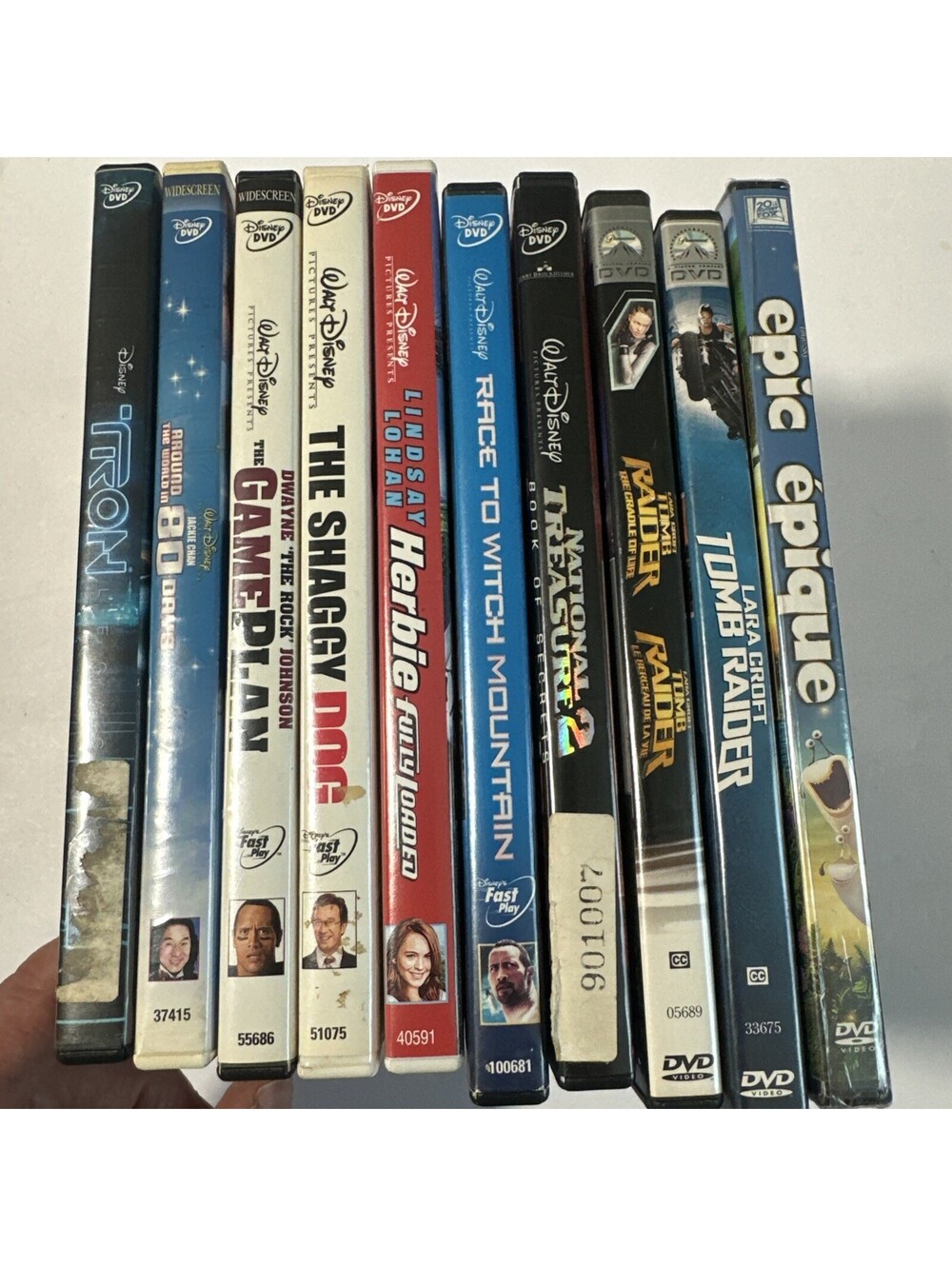 10 Disney Adventure DVD Lot Tomb Raider Tron Herbie Epic NEW National Treasure 2